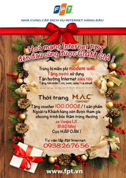 FPT Ưu đãi chào đón Giáng sinh FPT Ưu đãi chào đón Giáng sinh